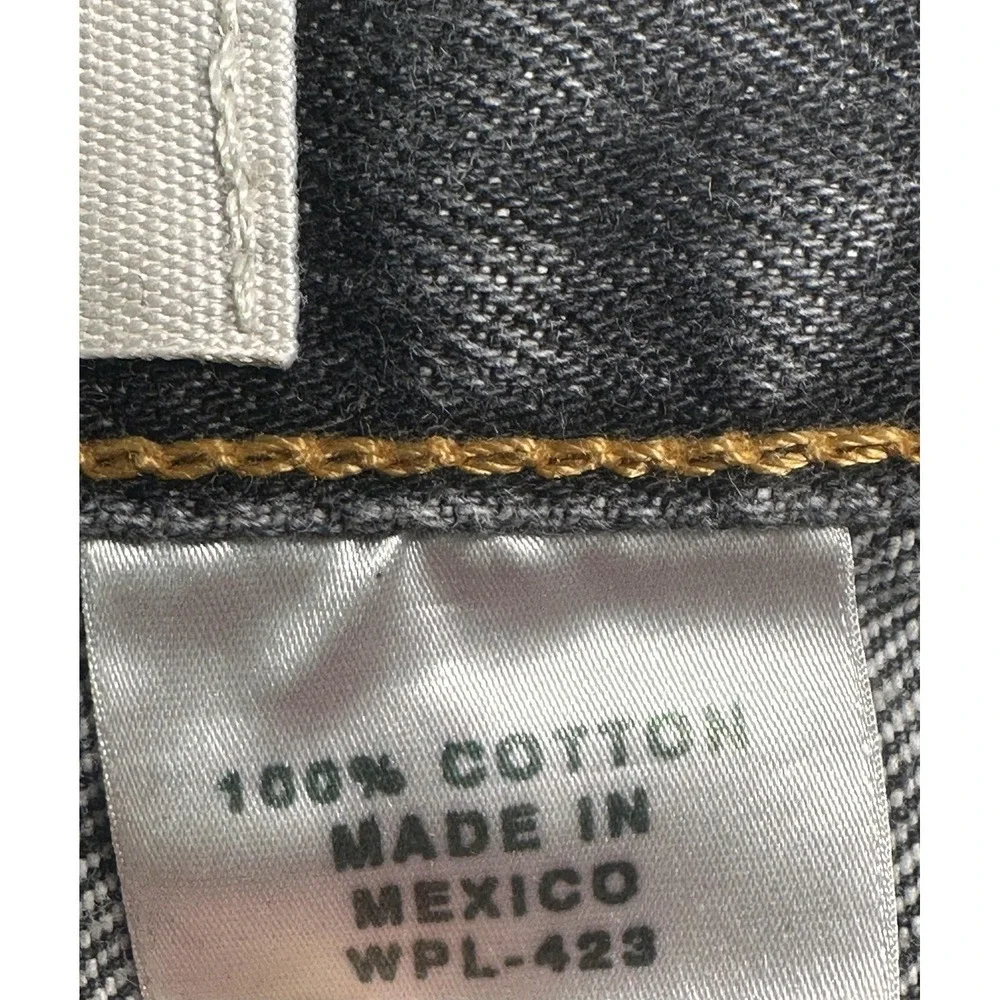 Levis 501 Jean 36x32 Charcoal Black‎ Wallet Fade Button Fly Cotton Y2K